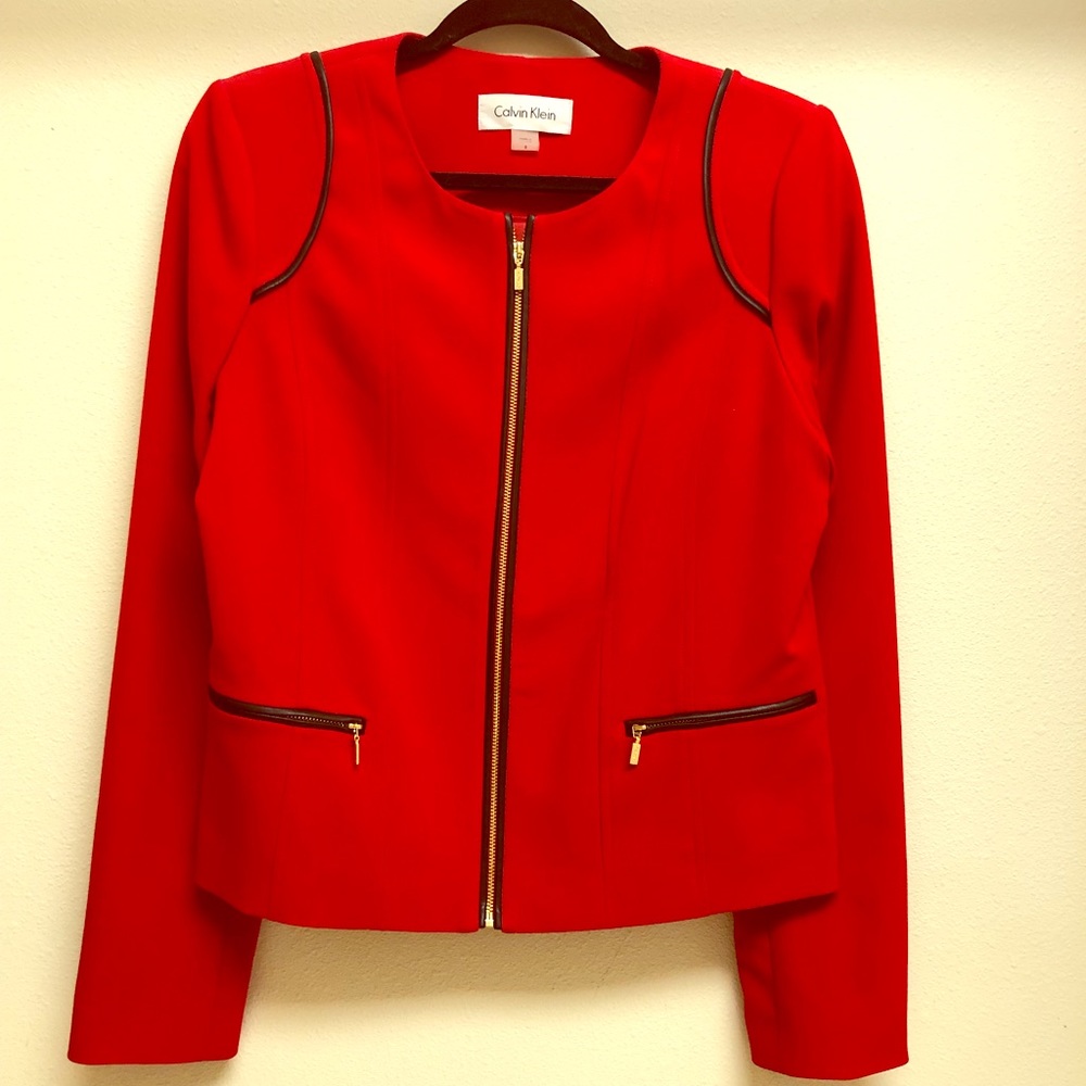 Calvin Klein- Red blazer jacket